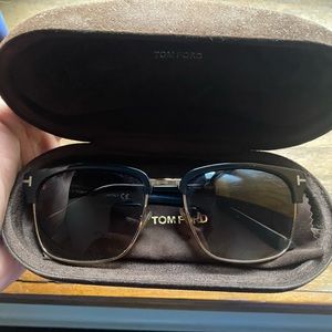 Tom Ford Sunglasses with Polarized lenses.